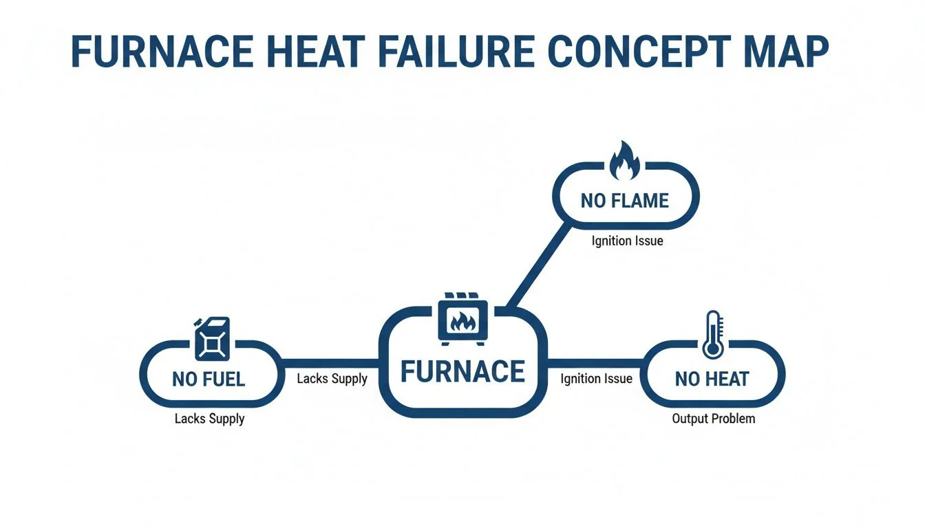 Furnace heat failure concept map
