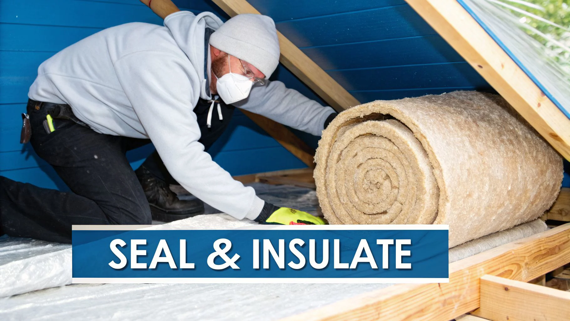 Seal and insulate